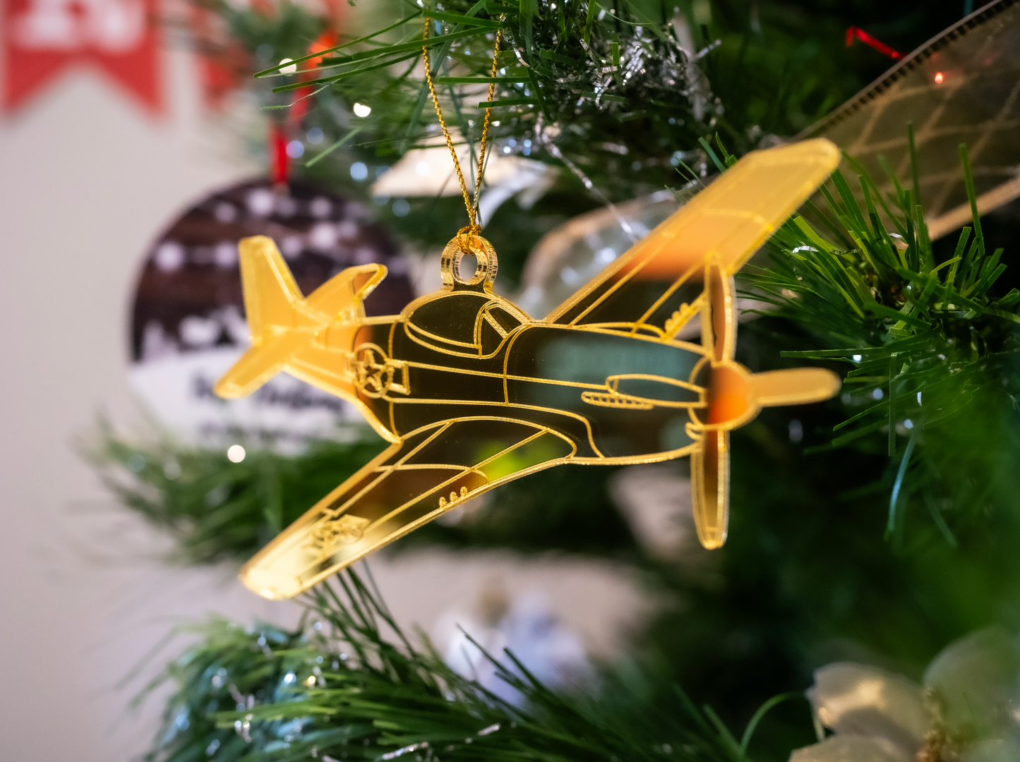 North American P51 Mustang Ornament