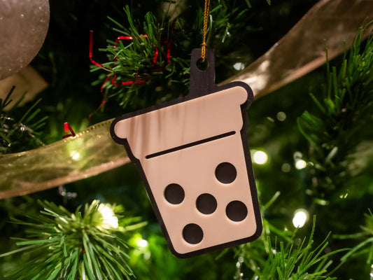 Cute Boba Milk Tea Ornament