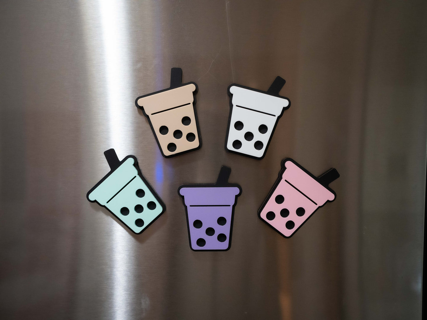Cute Boba Milk Tea Fridge Magnet