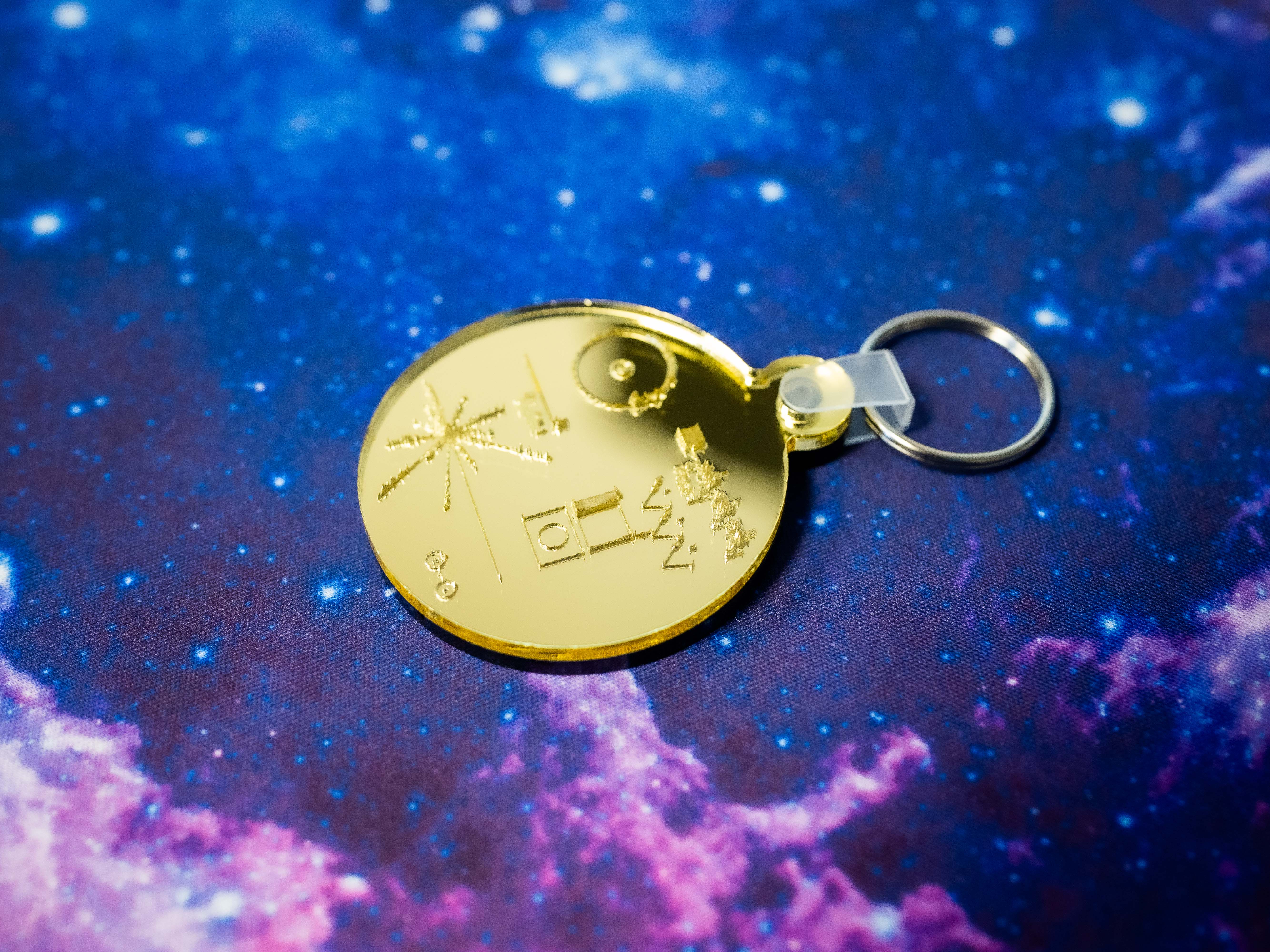 Voyager Golden Record Keychain – Interstellar Systems