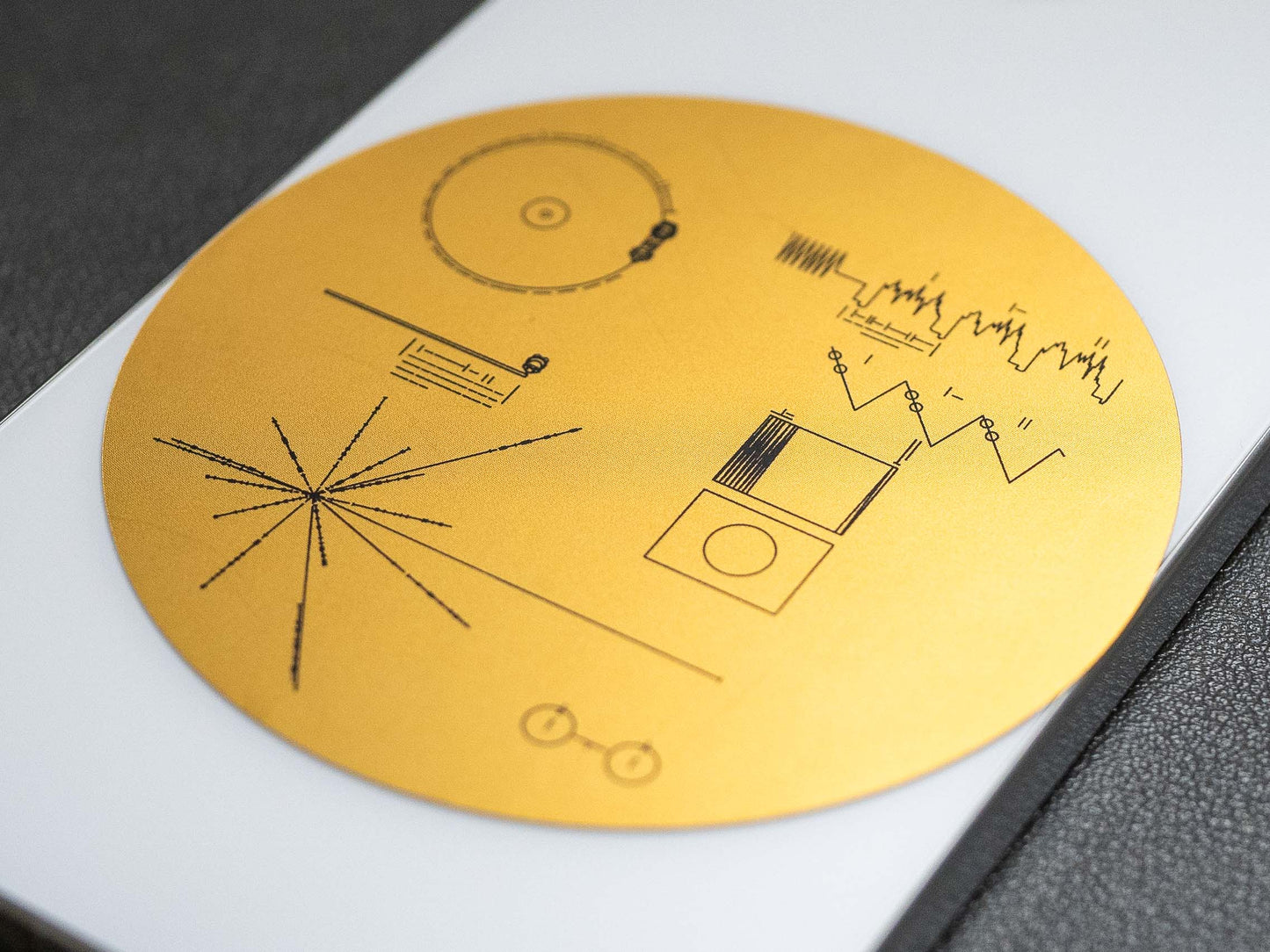 Space Themed Sticker Decals (3-Pack) in Premium Gold Foil [ FREE-SHIPPING! ]