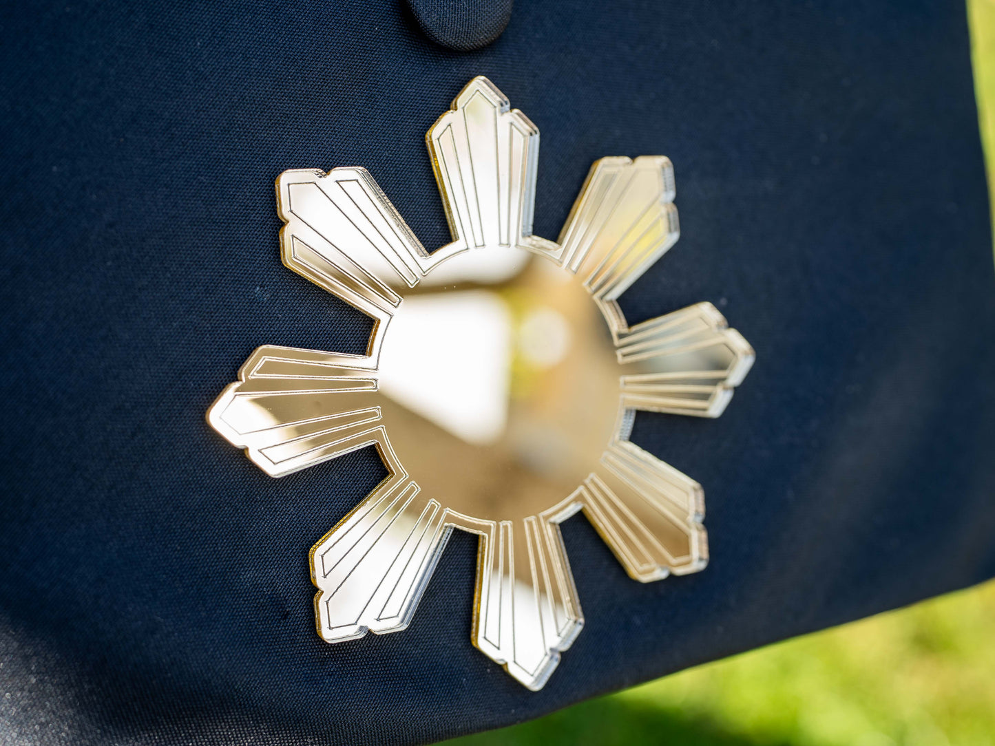Filipino Araw Graduation Cap Topper (Philippine Sun Design)