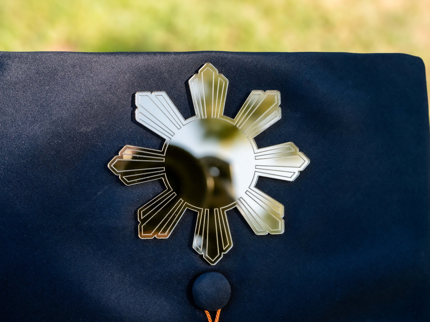 Filipino Araw Graduation Cap Topper (Philippine Sun Design)