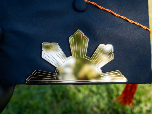 Filipino Araw Graduation Cap Topper (Philippine Sun Design)