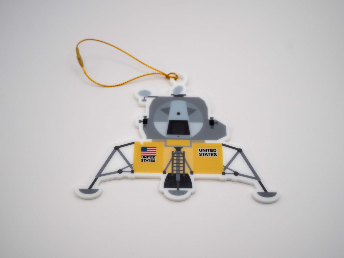 Apollo 11 Command Module & Lunar Module Christmas Ornaments