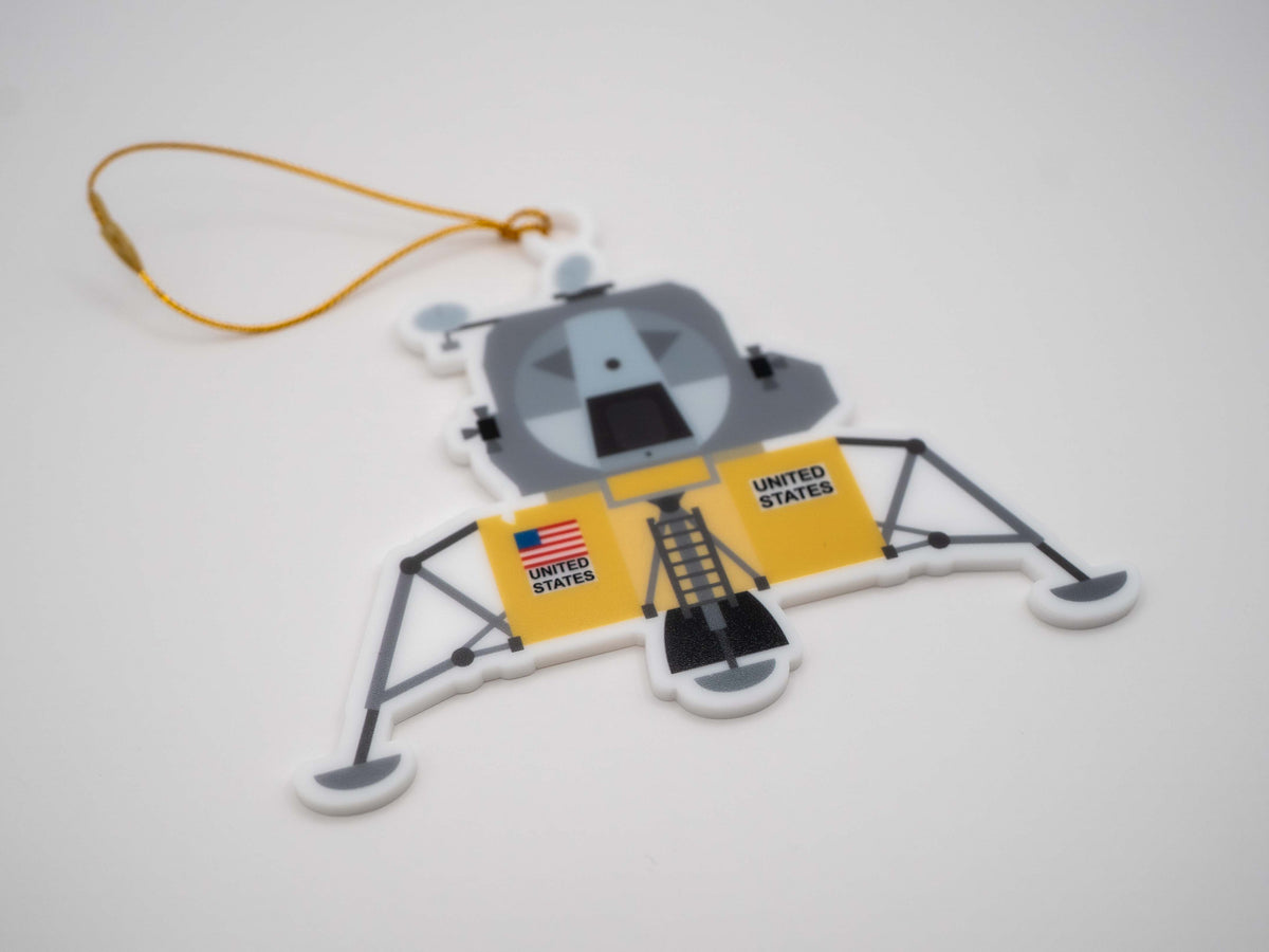Apollo 11 Command Module & Lunar Module Christmas Ornaments