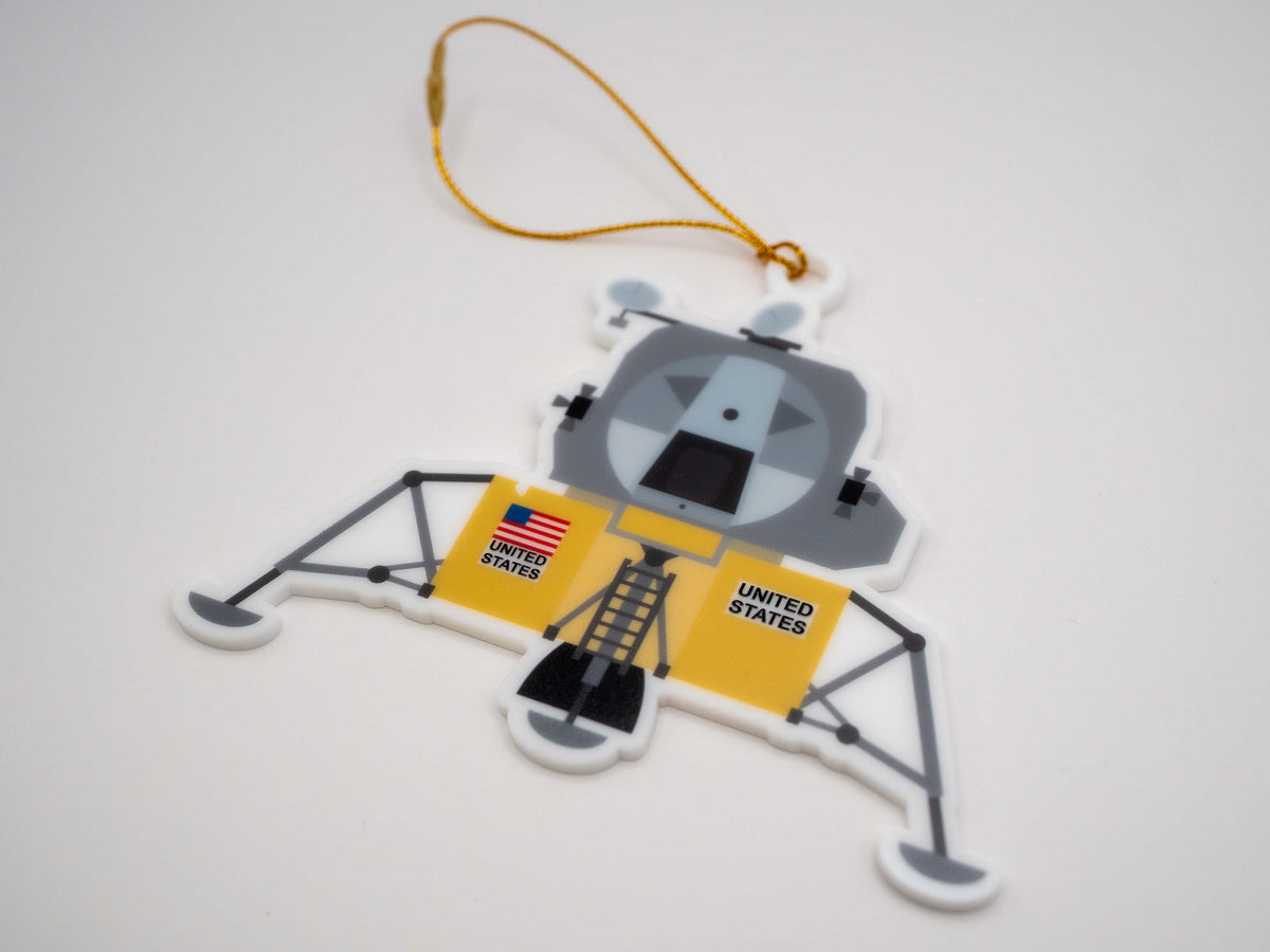 Apollo 11 Command Module & Lunar Module Christmas Ornaments