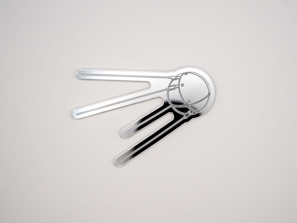 Sputnik 1 Satellite Mirrored Magnet