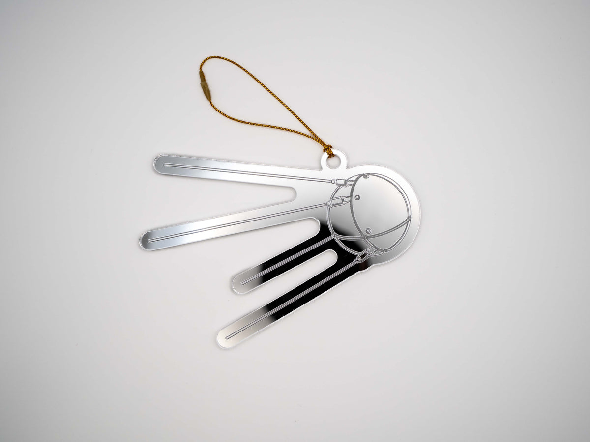 Sputnik 1 Christmas Mirrored Ornament