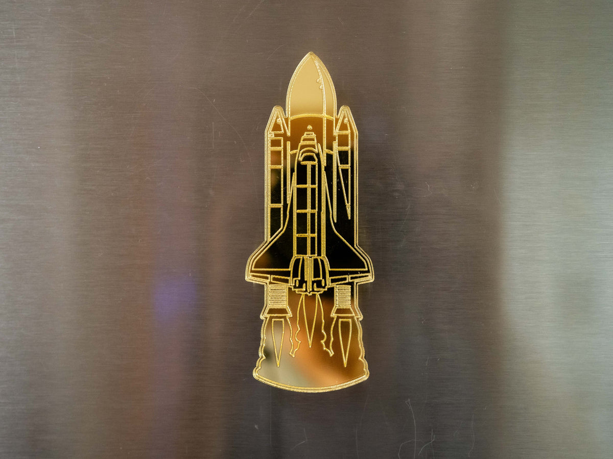 Space Shuttle Mirrored Magnet