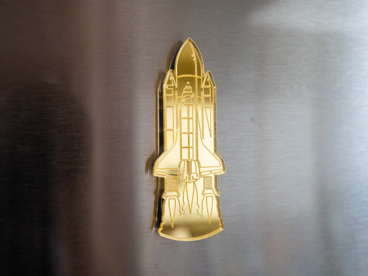 Space Shuttle Mirrored Magnet