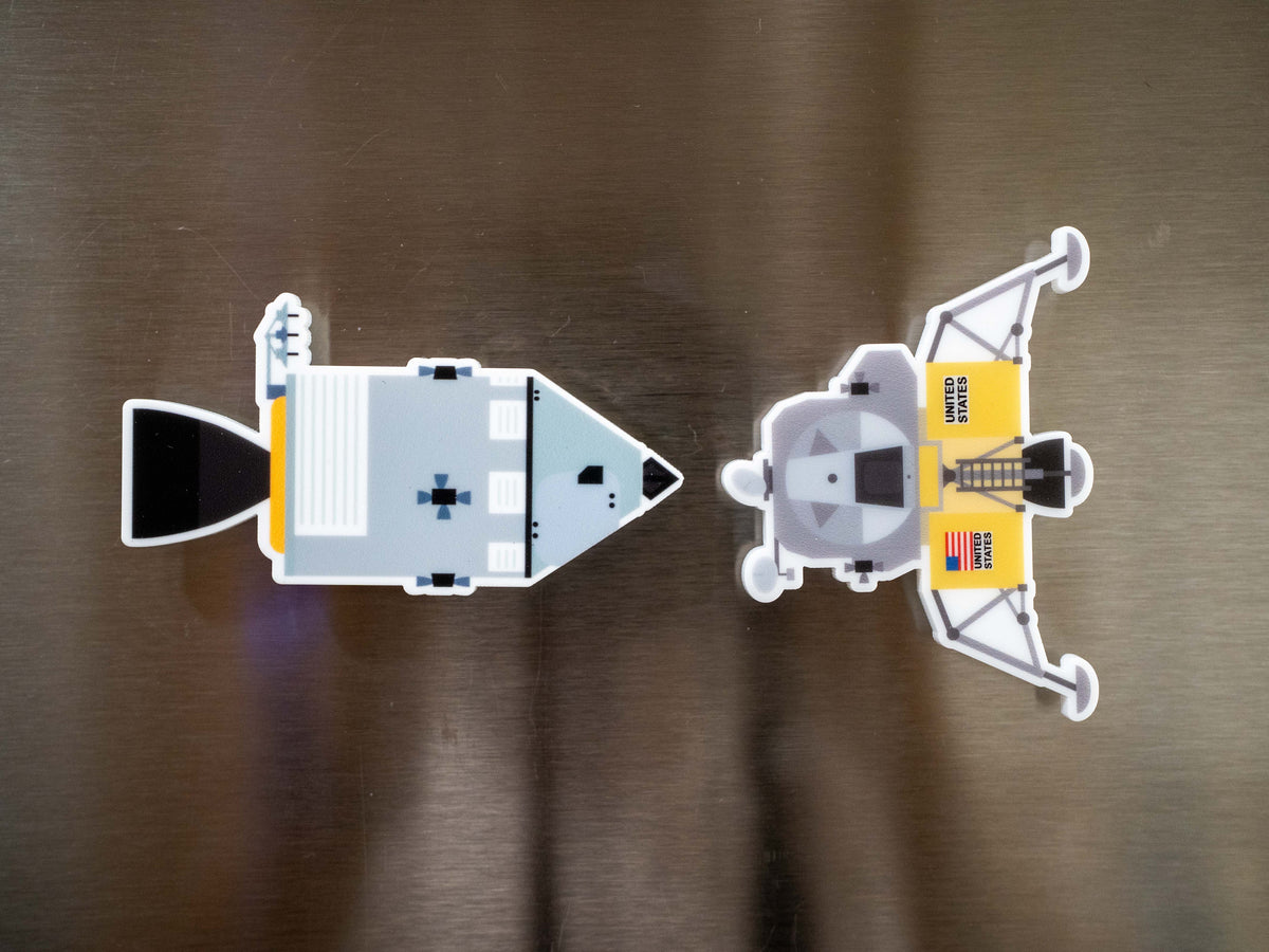 Apollo 11 Command Module & Lunar Module Magnets