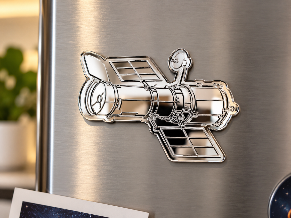 Hubble Space Telescope Mirrored Magnet